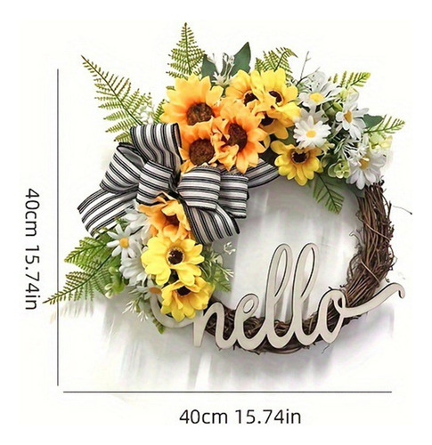 Corona De Primavera Y Verano, Corona De Boda, Corona De
