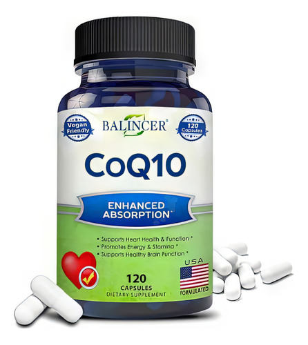 Balincer Coenzima Q10 (co-q10) 400 Mg Extra Strength 120caps