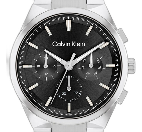 Reloj negro Calvin Klein Distinguir para hombre - 25200459