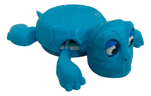 Tortuga Viral Posatazas Posavasos Articulada Varios Colores Tortuga Celeste/celeste