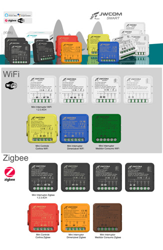 Mini Modulo Interruptor Dimerizável Zigbee