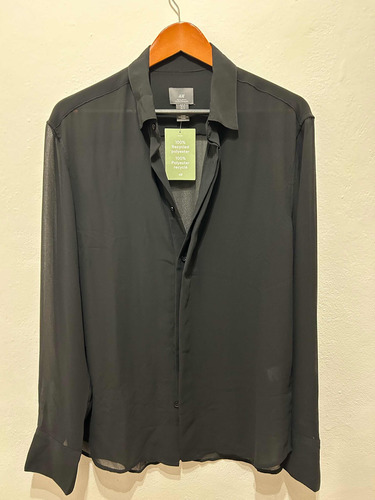 Camisa Transparente Talla M Nueva H&m Con Msi