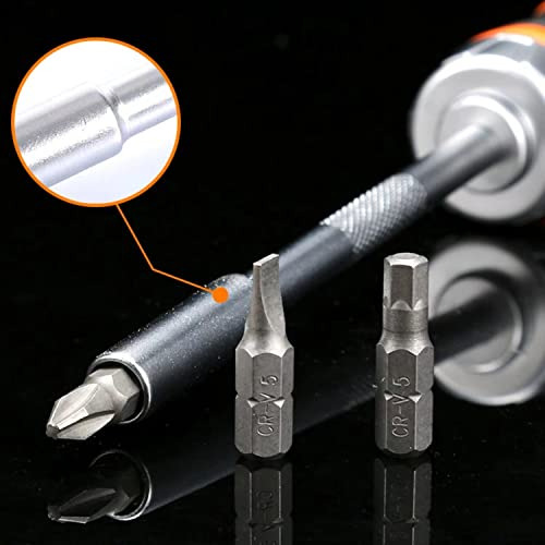 Ratcheting Screwdriver Set, 31-piece Precision Multi-bi...