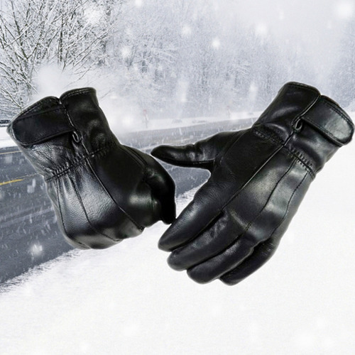 Guantes Suaves Para Hombre De Invierno Para Motocicleta