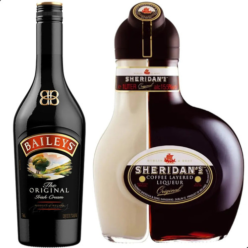 Licor Baileys Original Crema Irlandesa + Licor Sheridan's