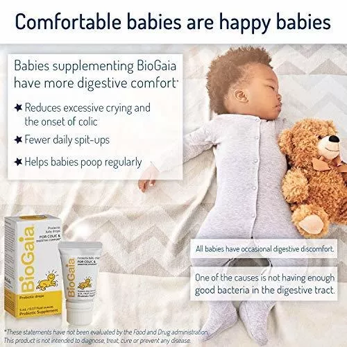 Gotas probióticas para cólicos para bebés BioGaia Protectis 0,17 oz (5 ml);  efec, biogaia 