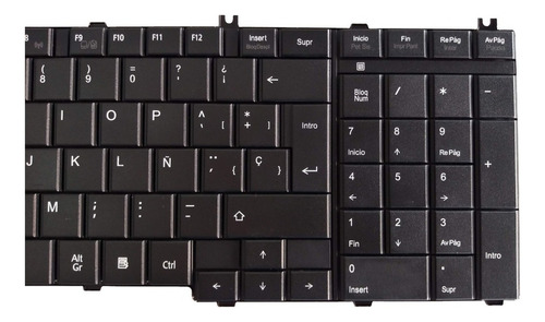 Polar Teclado Toshiba Satellite C655 C675 L755 L770 L775