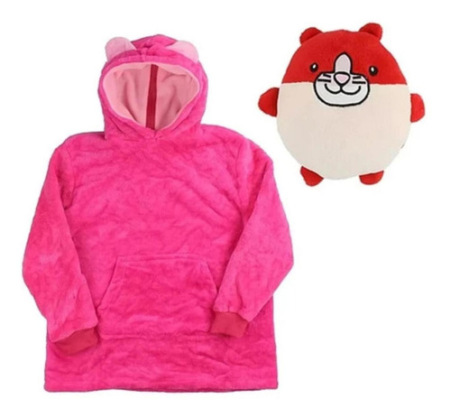 Imagen 1 de 8 de Peluche Polerón Con Capucha - Huggle Pets Para Niños