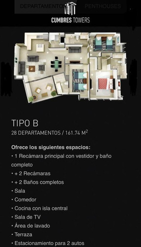 Imagen 14 de 14 de Departamento - Residencial Cumbres