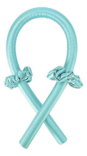 Barra Rizadora Satinada Sin Calor Lazy Curler Diadema Make H Color Gris Claro