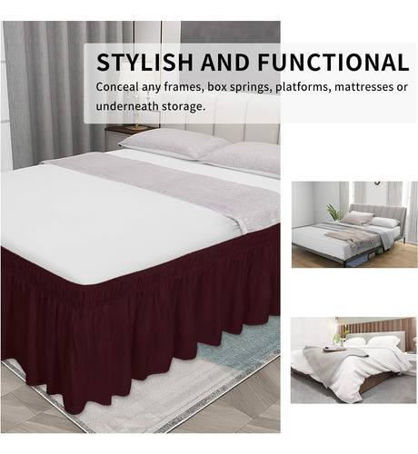 Faldón De Cama Easy-going Para Camas Gemelas O De Matrimo...