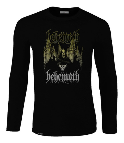 Camiseta Manga Larga Behemoth Banda Metal Iglesia Lbo