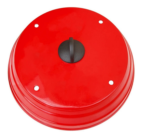 Cesta Para Fritar Engenheiro Do Churrasco Abafador Pizza De 40cm Comprimento X 10cm De Altura X 10cm De Profundidade E 40cm De Diâmetro