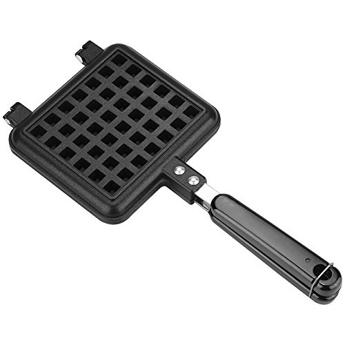 Non Stick Double Side Waffle Baking Pan Household Gas Alumin