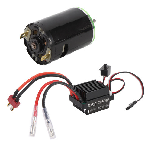 Motor De 540 Escobillas Para Set 1/10 Rc Crawler Esc Water