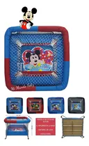 Comprar Corral Cuadrado Con Malla Fijo Para Bebes Corrales Corralito Color Rosado Azul Rojo Diseño De La Tela Acolchado