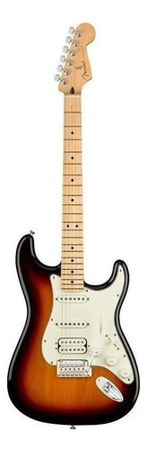 Guitarra eléctrica Fender Player Stratocaster HSS de aliso 3-color sunburst brillante con diapasón de arce
