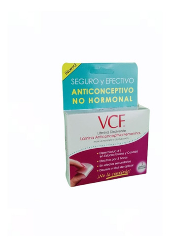 Imagen 2 de 6 de Lamina Espermicida Vcf