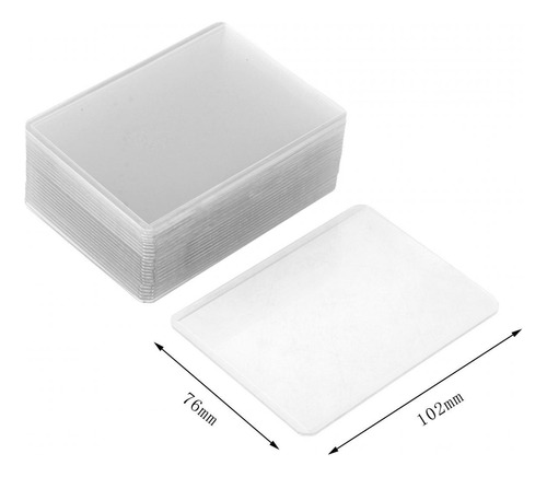 25x Fundas Transparentes Para Tarjetas Portatarjetas