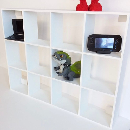 Imagen 1 de 1 de Juguetero Blanco Mate De Pared