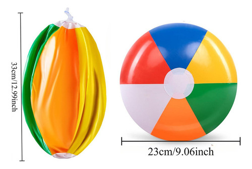 Fa 12 Piezas Bolas De Playa Inflables Juguetes De Piscina