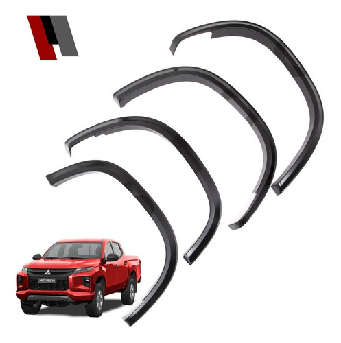 Kit Extensiones Tapabarros Slim Mitsubishi L200 2019 2021