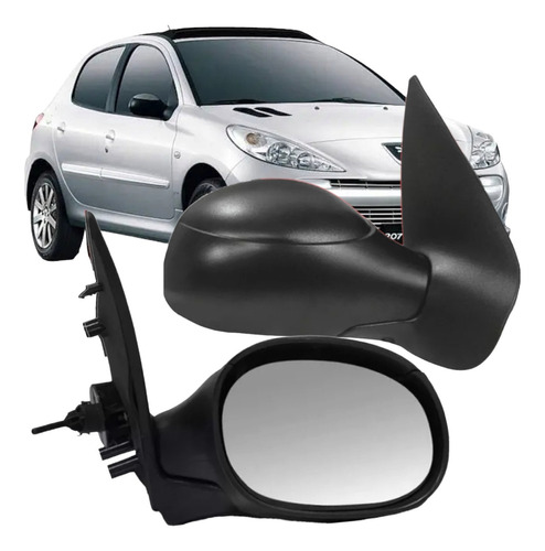 Espejo Para Peugeot 207 / 206 Manual Ftm Derecho-