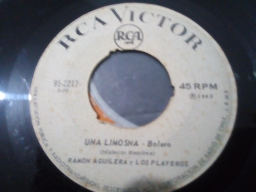 Vinilo Single De Ramon Aguilera Y Los Playeros Mañana (25ch