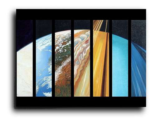 Cuadro Decorativo Canvas 50x60cm Sistema Solar