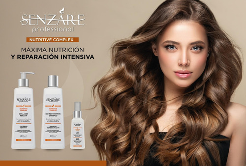 Senzare Nutritive Collagen Keratin Colageno Keratina 1000ml