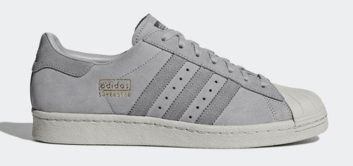 tenis adidas superstar grises