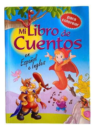 Pack 12 Mi Libro De Cuentos Para Colorear Español E Ingles