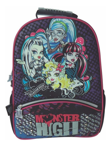 Mochila Espalda Monster High 16 PuLG Orig Dm400 Mundo Manias