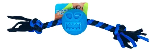 Brinquedo De Corda Com Cara De Et Para Cachorro Savana Azul