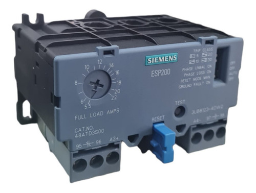 Relevador De Sobrecarga Siemens 3ub8123-4dw2 5.5-22a