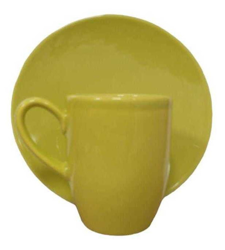 Imagen 2 de 10 de Set Vajilla 4 Piezas Plato Postre / Jarro Mug