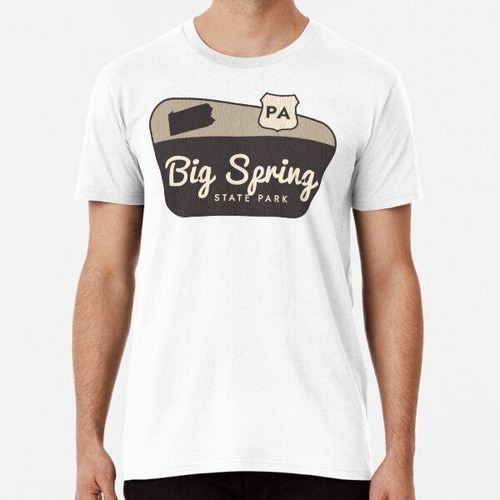 Remera Cartel De Bienvenida Vintage De Big Spring State Park