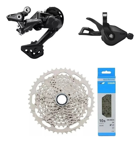 Grupo Shimano Deore M4100/m5120 10v Cassete 46 S/pedivela