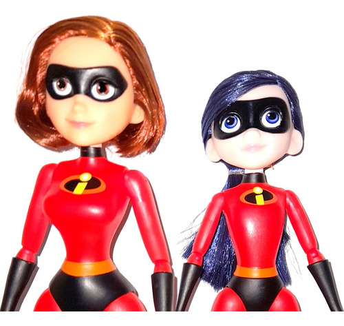 2 Muñecas Increibles Elastigirl Y Violeta Dinsey Pixar