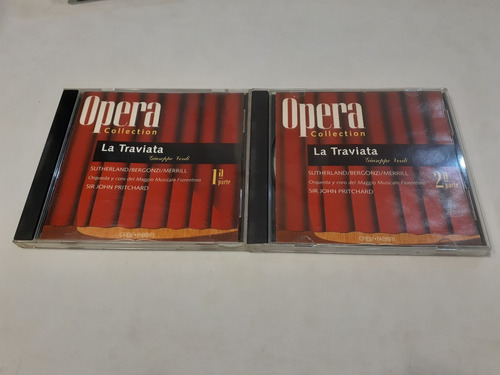 La Traviata, Verdi, Sutherland 2 Cd 1994 Made In Spain Mint