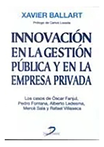 Innovacion En La Gestion Publica Y En La Empresa Priva - #d