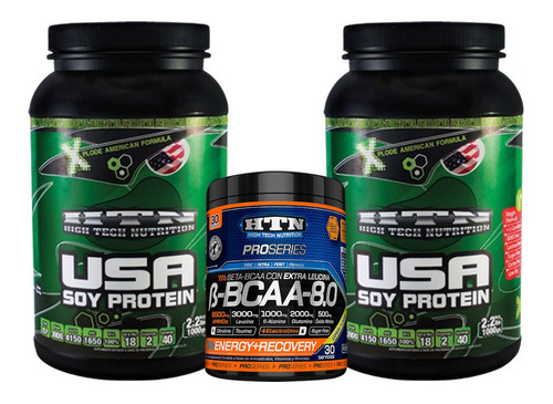 Usa Soy Protein 2kg + Beta Bcaa 60 Servings Htn