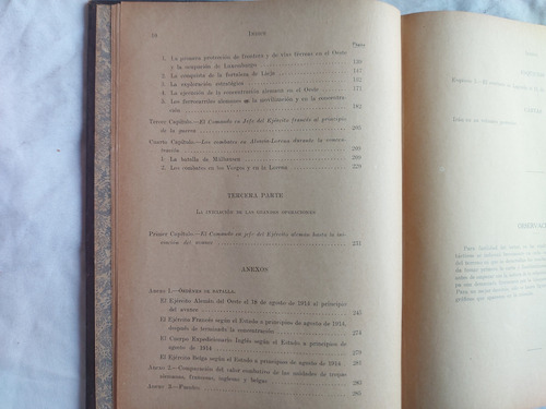 La Guerra Mundial De 1914 A 1918 Tomo 1 - Batallas Frontera (Usado)