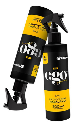 Kit 02 Deo Colônia Pet Macadâmia Ego Bubbles 300ml