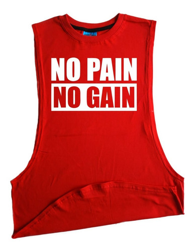 Musculosa Sudadera No Pain Gym Gimnasio Crossfit