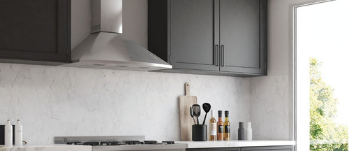 Imagen 3 de 10 de Extractor Purificador Cocina 60cmx51cm Acero Inox. Tst Lanin