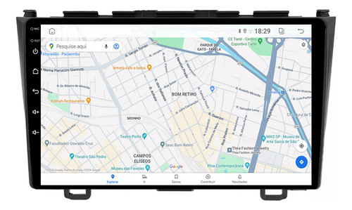 Central Multimidia Crv 05/11 9p Android 14 Carplay 4gb 64gb