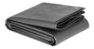 Lona Impermeable Negra Asgard 2x2 M Con 4 Ojales Multiusos