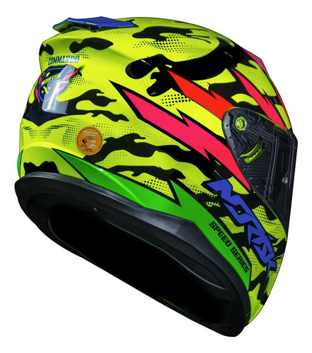 Capacete Norisk Strada Commando Amarelo