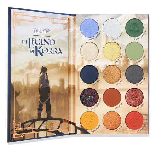 Paleta The Legend Of Korra Avatar Leyenda De Ank Colourpop